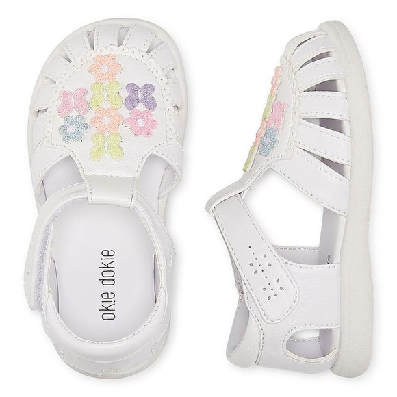 Okie Dokie Toddler Girls Madison Strap Sandals 5m - Picture 1 of 12